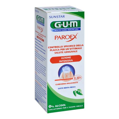 GUM PAROEX 0,2 COLLUTORIO CHX 300 ml - maxifarmacia.it