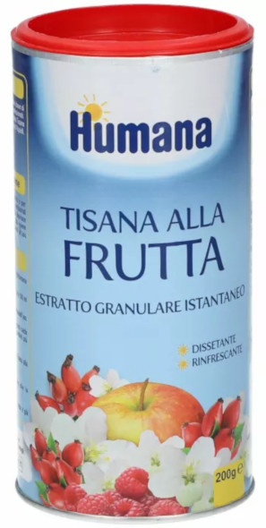 HUMANA TISANA FRUTTA 200 G - maxifarmacia.it