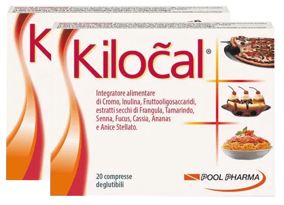 KILOCAL INTEGRATORE 20 + 20 COMPRESSE - maxifarmacia.it