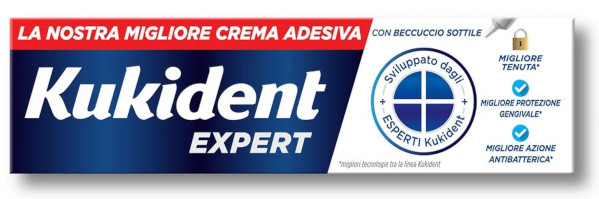 KUKIDENT EXPERT CREMA ADESIVA PER DENTIERE 40G - maxifarmacia.it