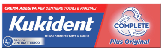 KUKIDENT PLUS ORIGINAL CREMA ADESIVA PER DENTIERE 40G - maxifarmacia.it