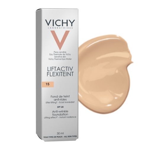 VICHY LIFTACTIV FLEXITEINT FONDOTINTA ANTIRUGHE 15 OPAL 30ml - maxifarmacia.it