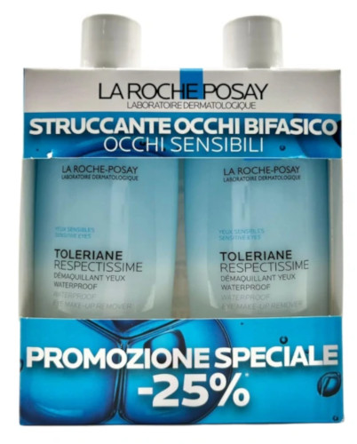 LA ROCHE POSAY TOLERIANE RESPECTISSIME STRUCCANTE BIPACK 125MLX2 - maxifarmacia.it