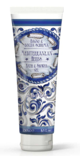 MAIOLICHE DOCCIASCHIUMA MEDITERRANEAN HERBS 250ml - maxifarmacia.it