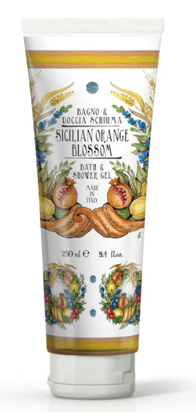MAIOLICHE  DOCCIASCHIUMA SICILIAN ORANGE BLOSSOM 250ml - maxifarmacia.it
