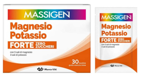 MASSIGEN MAGNESIO POTASSIO ZERO ZUCCHERI 30 BUSTINE - maxifarmacia.it