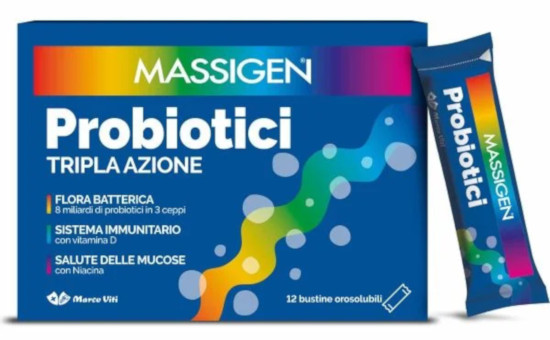 MASSIGEN PROBIOTICI 12 STICKPACK - maxifarmacia.it