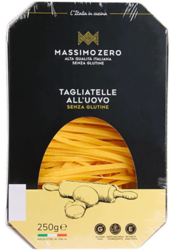 MASSIMO ZERO TAGLIATELLE ALL'UOVO 250 G - maxifarmacia.it