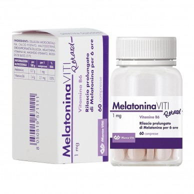 MELATONINA VITI RETARD 1mg DA 60 COMPRESSE - maxifarmacia.it