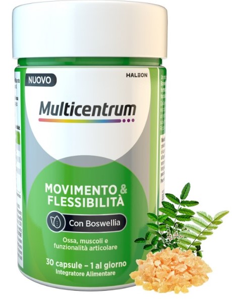 MULTICENTRUM MOVIMENTO E FLESSIBILITA' DA 30 CAPSULE MOLLI - maxifarmacia.it
