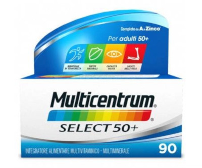 MULTICENTRUM SELECT 50+ DA 90 COMPRESSE - maxifarmacia.it