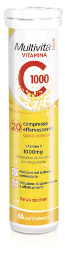 MULTIVITAMIX VITAMINA C 1000 20 COMPRESSE EFFERVESCENTI - maxifarmacia.it
