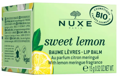 NUXE SWEET LEMON BALSAMO LABBRA MERINGA AL LIMONE 15g - maxifarmacia.it