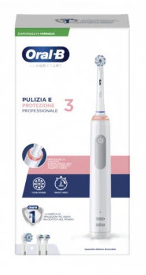 ORAL-B PRO 3 LABORATORY SPAZZOLINO ELETTRICO + 2 REFILL - maxifarmacia.it
