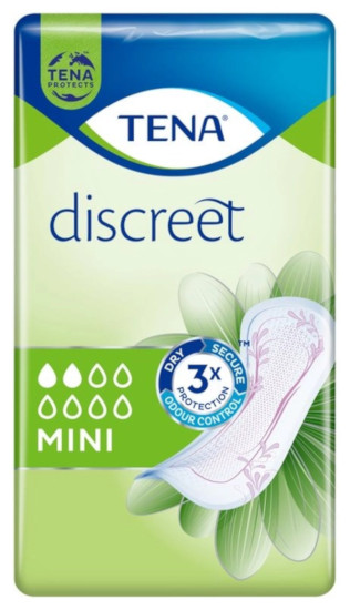 TENA DISCREET da 20 ASSORBENTI MINI - maxifarmacia.it
