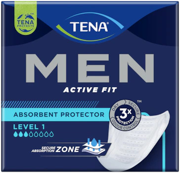TENA MEN ACTIVE FIT LIVELLO 1 da 12 ASSORBENTI MASCHILI SAGOMATI - maxifarmacia.it