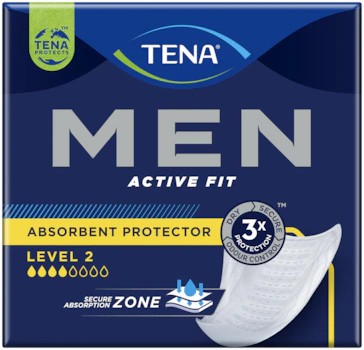 TENA MEN ACTIVE FIT LIVELLO 2 da 10 ASSORBENTI MASCHILI SAGOMATI  - maxifarmacia.it