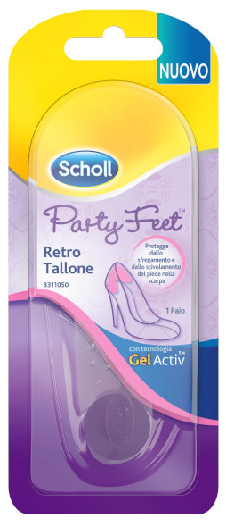SCHOLL GEL ACTIV PARTY FEET PLANTARE PER RETRO TALLONE - maxifarmacia.it