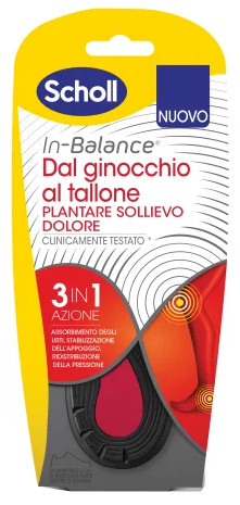 SCHOLL IN-BALANCE DAL GINOCCHIO AL TALLONE PLANTARE 3 in 1 Tg. L - maxifarmacia.it