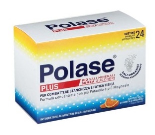 POLASE PLUS SENZA ZUCCHERI GUSTO ARANCIA 24 BUSTINE - maxifarmacia.it