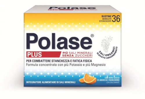 POLASE PLUS SENZA ZUCCHERI GUSTO ARANCIA DA 36 BUSTINE - maxifarmacia.it