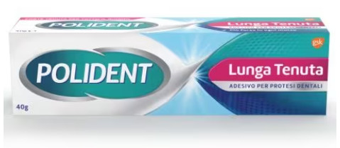 POLIDENT LUNGA TENUTA ADESIVO PER PROTESI DENTARIA 40 G - maxifarmacia.it