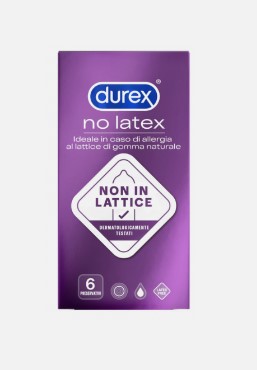 DUREX NO LATEX VESTIBILITA' REGULAR 6 PROFILATTICI - maxifarmacia.it