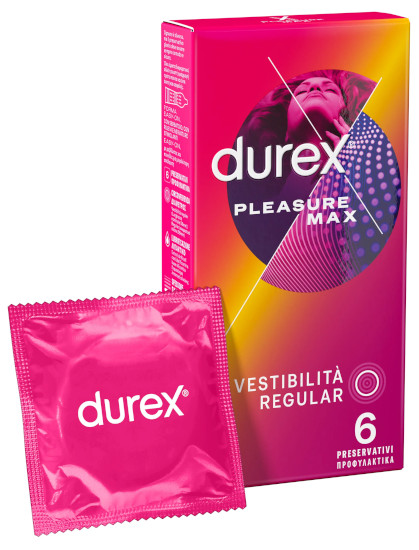 DUREX PLEASUREMAX VESTIBILITA' REGULAR 6 PROFILATTICI - maxifarmacia.it
