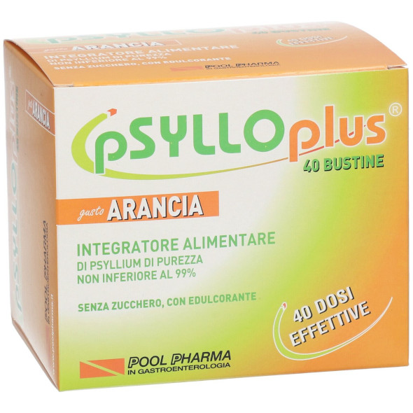 PSYLLO PLUS ARANCIA 40 BUSTINE - maxifarmacia.it