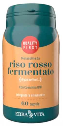 ERBA VITA RISO ROSSO FERMENTATO DA 60 CAPSULE - maxifarmacia.it