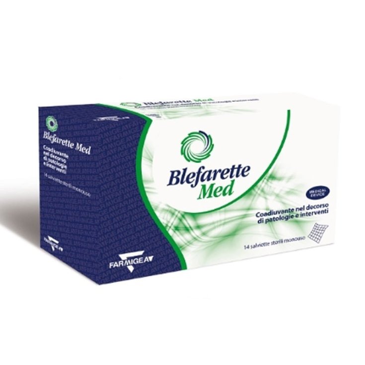 SALVIETTINE OCULARI MEDICATE BLEFARETTE MED 14 PEZZI - maxifarmacia.it