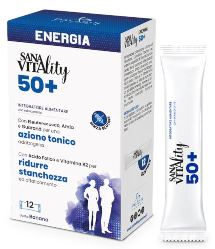 SANAVITALITY ENERGIA 50+ 12 STICK PACK - maxifarmacia.it