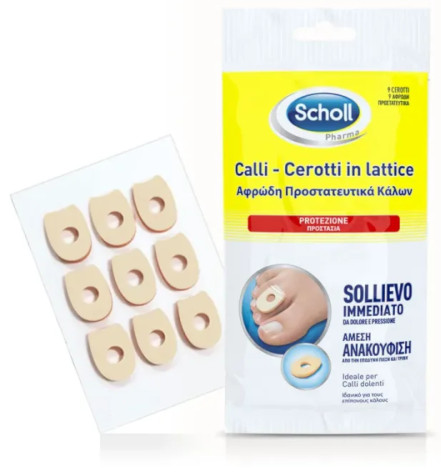 SCHOLL 9 CEROTTI PROTETTIVI PER CALLI IN LATTICE - maxifarmacia.it