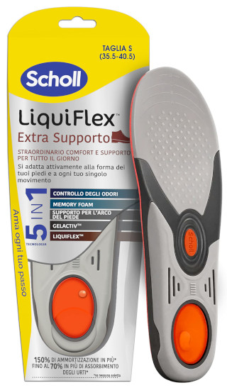 SCHOLL LIQUIFLEX EXTRA SUPPORTO 5 in 1 Tg. S - maxifarmacia.it