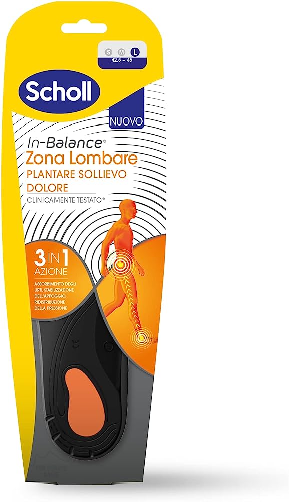 SCHOLL IN-BALANCE ZONA LOMBARE 3 in 1 Tg. M  - maxifarmacia.it