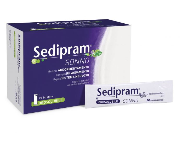 SEDIPRAM SONNO 24 STICK OROSOLUBILI - maxifarmacia.it
