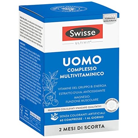 SWISSE MULTIVITAMINICO UOMO da 60 CAPSULE - maxifarmacia.it