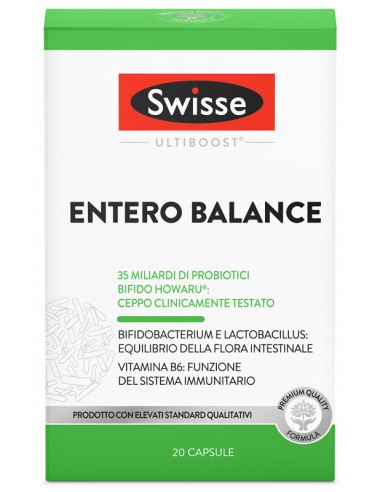 SWISSE ENTERO BALANCE INTEGRATORE da 20 CAPSULE - maxifarmacia.it