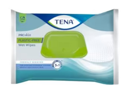 TENA PROSKIN PLASTIC FREE 48 WET WIPES - maxifarmacia.it