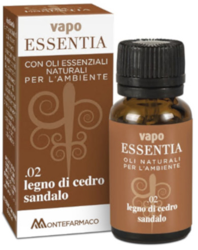 VAPO ESSENTIA .02 LEGNO DI CEDRO E SANDALO 10 ML - maxifarmacia.it