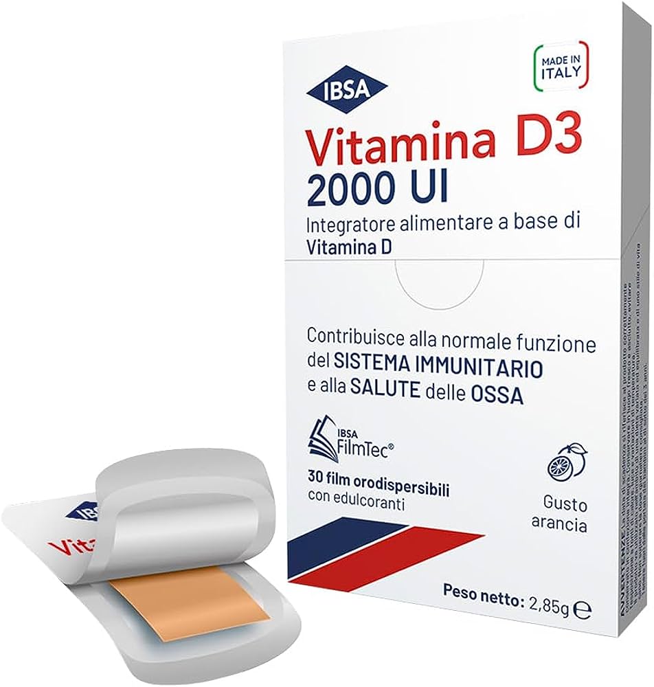 IBSA VITAMINA D3 2000UI DA 30 FILM ORODISPERSIBILI - maxifarmacia.it