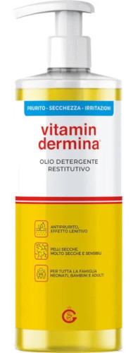 VITAMINDERMINA OLIO DETERGENTE 500 ML - maxifarmacia.it