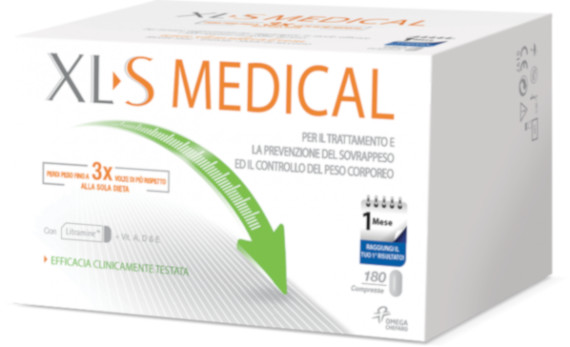 XLS MEDICAL LIPOSINOL 1 MESE TRATTAMENTO 180 COMPRESSE - maxifarmacia.it