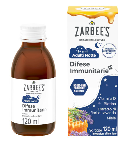 ZARBEE'S DIFESE IMMUNITARIE ADULTI NOTTE 120 ML - maxifarmacia.it