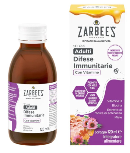 ZARBEE'S DIFESE IMMUNITARIE ADULTI SCIROPPO 120 ML - maxifarmacia.it