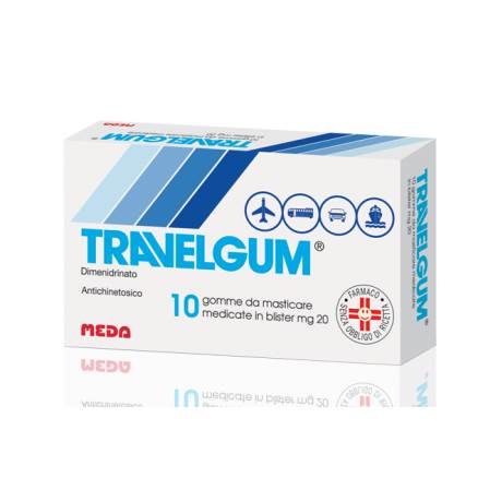 TRAVELGUM*10GOMME MAST 20MG - maxifarmacia.it
