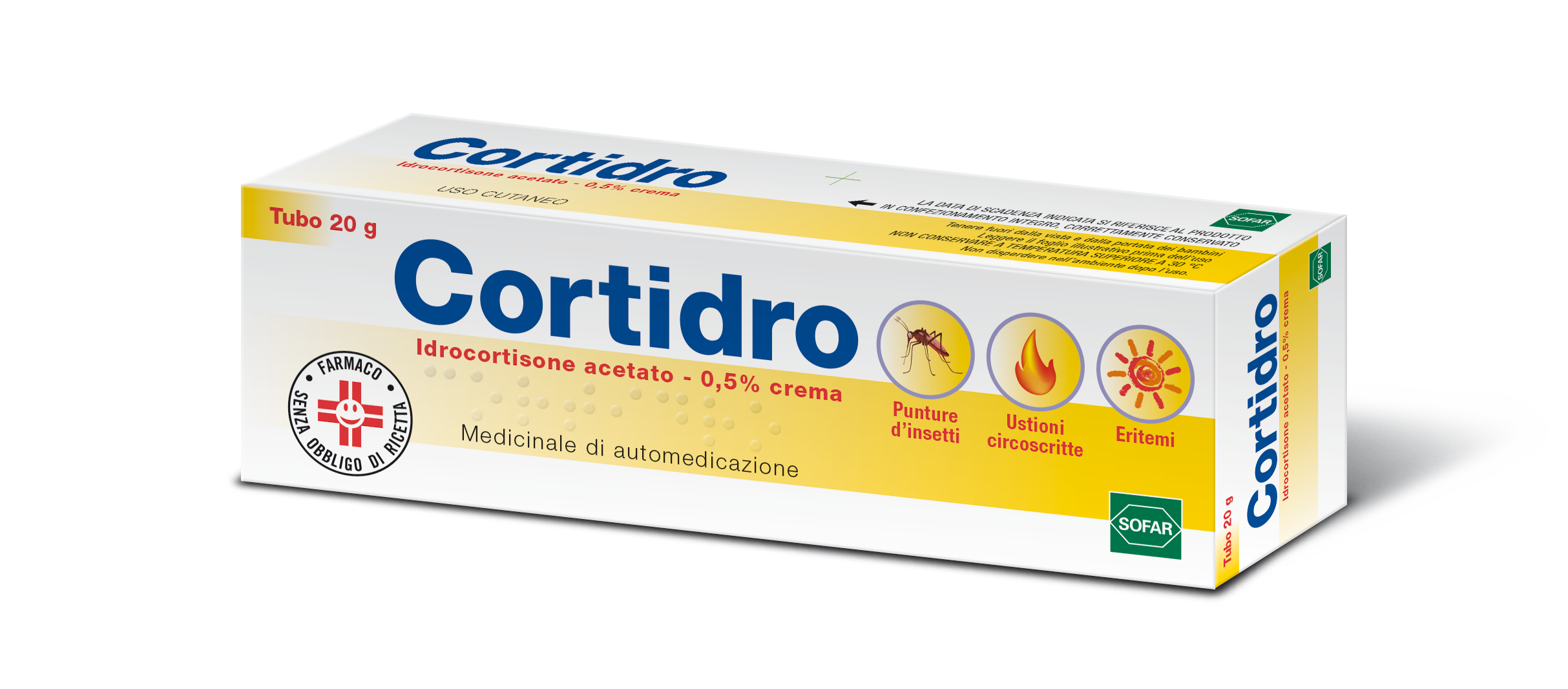 CORTIDRO*CREMA 20G 0,5% - maxifarmacia.it