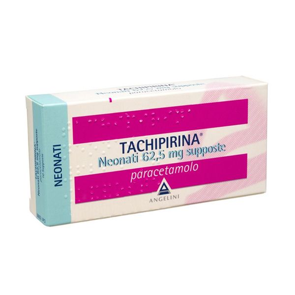 TACHIPIRINA*NEO 10SUPP 62,5MG - maxifarmacia.it
