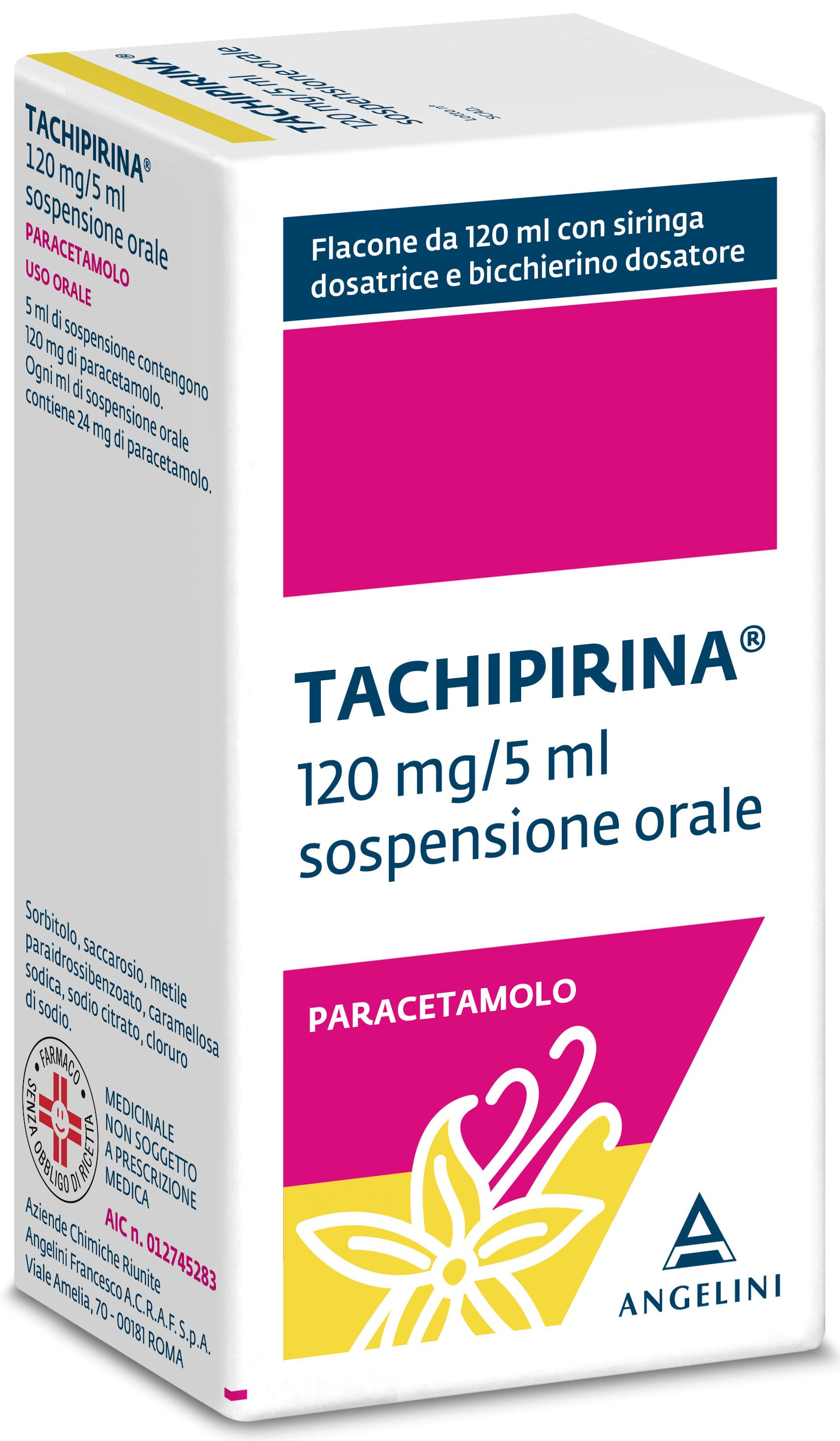 TACHIPIRINA*SOSP 120ML VAN/CAR - maxifarmacia.it