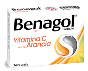 BENAGOL VIT C*24PAST ARANCIA - maxifarmacia.it